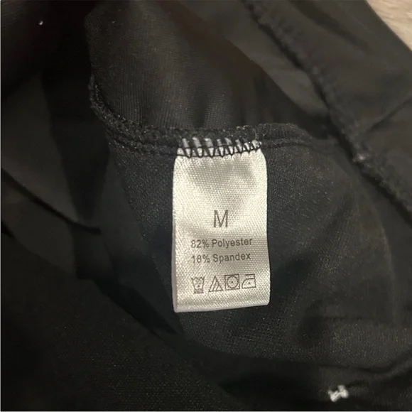 NWOT Red Polka Dot Bikini Top and Black High-Waisted Bottoms - Picture 5 of 5